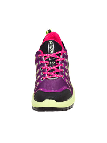 Grisport Freizeitschuhe Schnürschuh in lila/lime in lila/lime