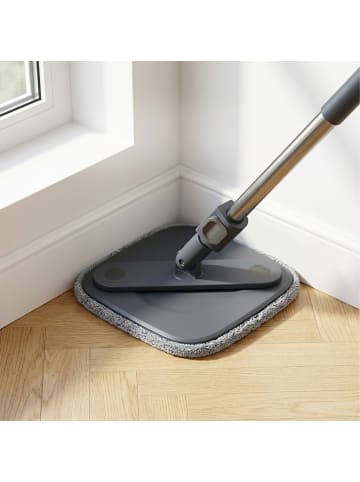 relaxdays Wischmopp-Set in Grau - 6 l