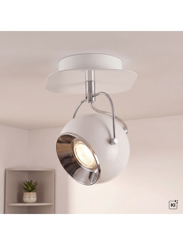 Licht-Erlebnisse Spot Strahler EEK G (B)14 x (H)14 cm in Weiß