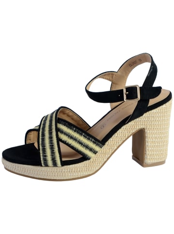 Divine Factory Sandale Absatz Schwarz