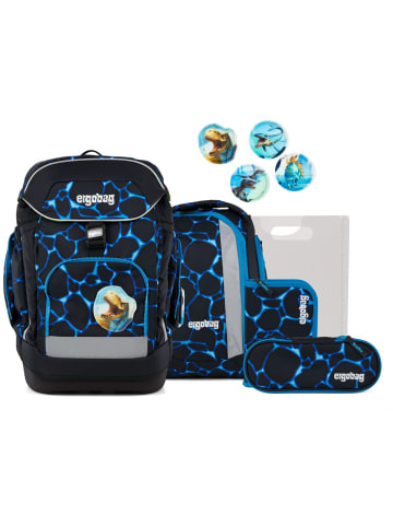 Ergobag Maxi Schulrucksackset 6-tlg. Bärassic Garden in blau