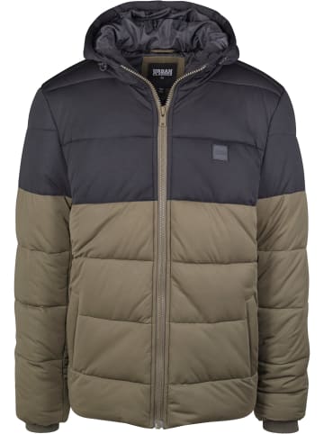 Urban Classics Winterjacken in darkolive/black