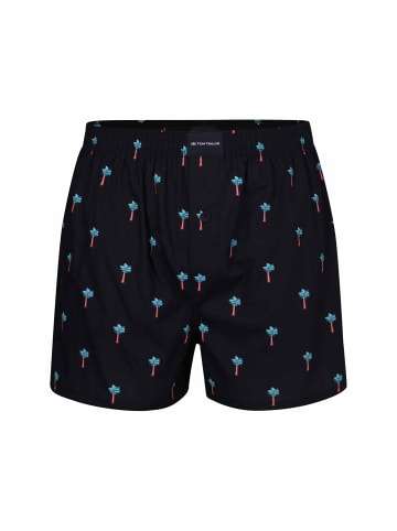 Tom Tailor Boxershort 3Er Pack Clubhouse in blau-dunkel-Allover