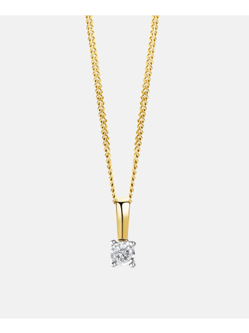 Diamant L'éternel Halskette aus 375 Gelbgold mit 0.03 Karat Diamant
