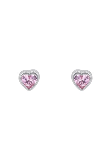 Prinzessin Lillifee Ohrstecker Silber 925, rhodiniert in Rosa