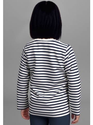 Kidsworld Langarmshirt in altrosa/geringelt