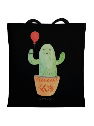 Mr. & Mrs. Panda Schultasche Kaktus Luftballon ohne Spruch in Schwarz