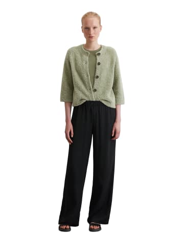 Marc O'Polo Fließende Wide Leg Pants in Schwarz