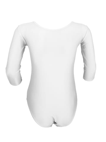 Aquarti Mädchen Body 3/4 Arm in weiß