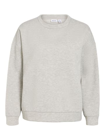 Noisy may Sweatshirt in Light Grey Melange1