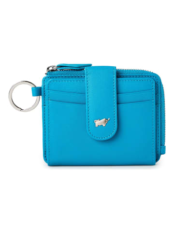 Braun Büffel Joy Kreditkartenetui RFID Schutz Leder 11 cm indigo blue