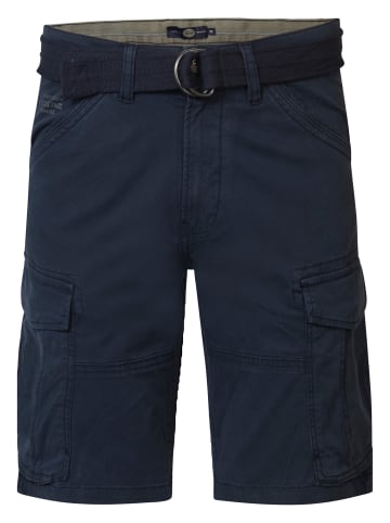 Petrol Industries Cargo-Shorts mit Gürtel Gulf Shores in Blau