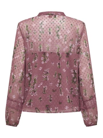 ONLY Langarmbluse in rose brown