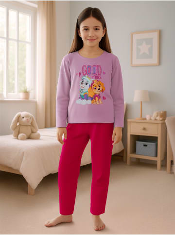 Paw Patrol Paw Patrol Schlafanzug - Good Vibes -   Langarm in rosa/pink