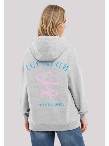 F4NT4STIC Hoodie Knut und Jan Scribble Logo in grau meliert