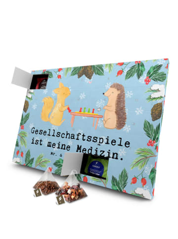Mr. & Mrs. Panda Tee Adventskalender Eichhörnchen Gesellschaftss... in Eisblau