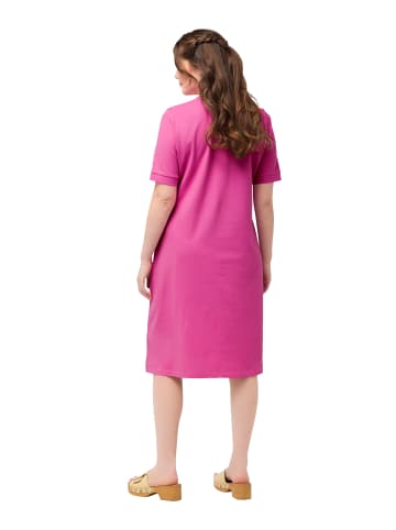 Ulla Popken Jerseykleid in fuchsia pink