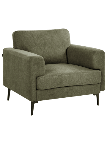 Beliani Sessel LOUSTO in Grün/Schwarz - (W) 102 x (H) 85 x (L) 65 cm