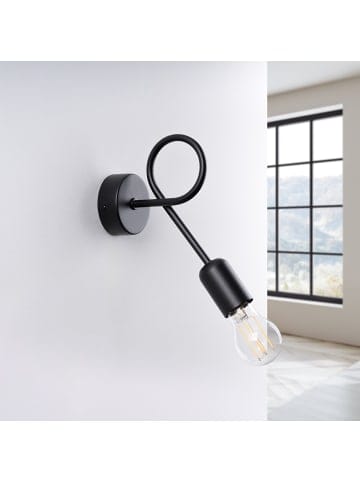 Nice Lamps Wandleuchte KNOT schwarz H 26