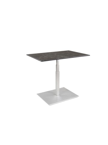58 aufm Kessel FUNKTIONSTISCH Cayla 90x60x47 höhenverstellbar Perlsilber/Keramik