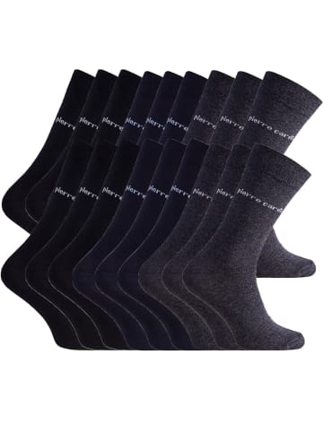 Pierre Cardin Socken 6 Paar in Schwarz, 6 Paar in Anthrazit, 6 Paar in Dunkelblau