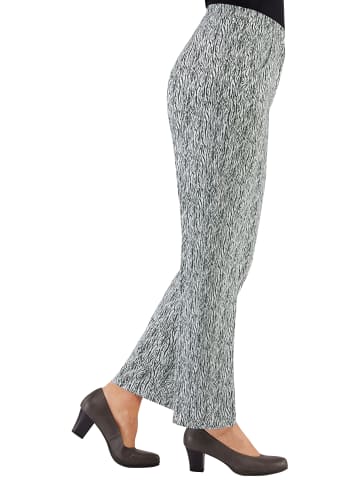 WITT WEIDEN Schlupfhose in schwarz Zebra