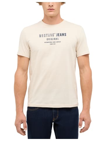 Mustang T-Shirt Austin in beige