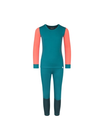 Trollkids Unterwäsche-Set Merino in ocean green