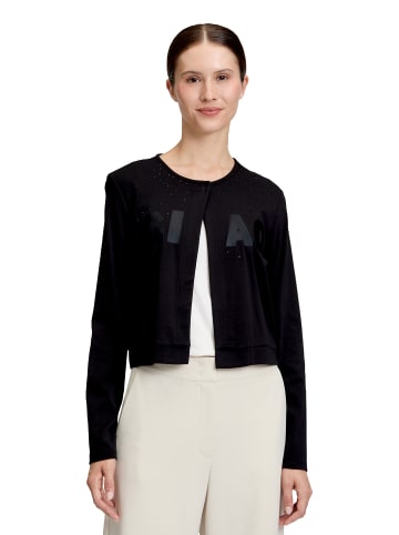 Betty Barclay Shirtjacke mit Rundhalsausschnitt in Schwarz