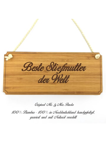 Mr. & Mrs. Panda Schild Stiefmutter mit Spruch in Keine Angabe