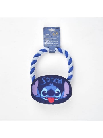Lilo & Stitch Disney Lilo & Stitch Hundespielzeug Quietschplüsch mit Zerrseil in Blau