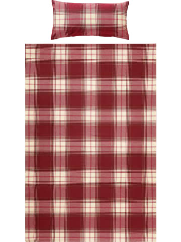 REDBEST Biber Bettwäsche in rot