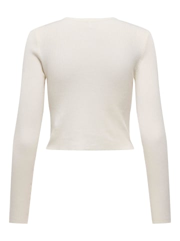 ONLY Strickjacke in Cloud Dancer