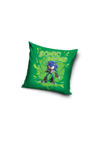 Sonic Kissenbezug 40x40cm – Green Velours Design
