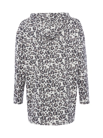 Marie Lund Kapuzenshirt in ecru schwarz