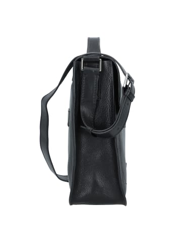 The Bridge Ettore Aktentaschen Messenger Leder 38 cm Laptopfach in nero