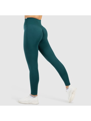 SMILODOX Leggings Amaze Scrunch Pro in Dunkel Grün