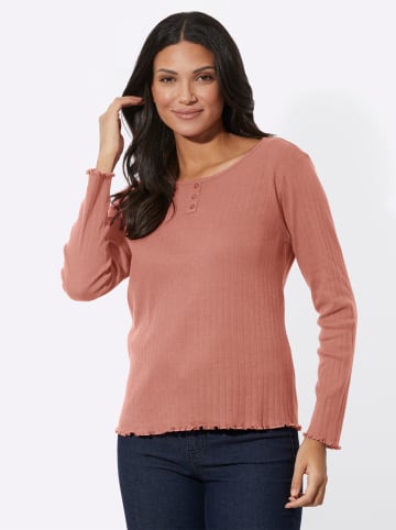 Sieh an! Langarmshirt in rosenholz