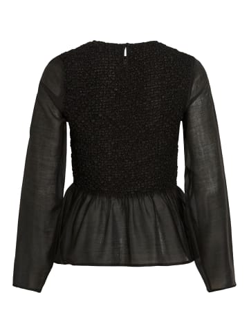 Vila Oberteil mit langen Ärmeln in Black