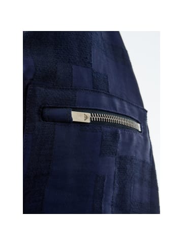 Emporio Armani Blau Leinen T-Shirt