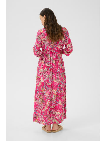 Cream Kleid CRAlora A-shape in Pink Flower Paisley