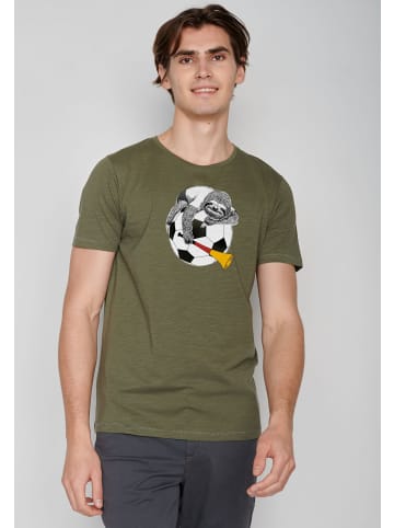 GreenBomb Spice Football Sloth in Schmutziges Olivgrün