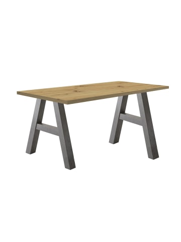 58 aufm Kessel SCHREIBTISCH Edi 2 120 x 70 x 75 Computertisch graphit/asteiche