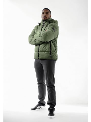 Arctic Seven Winterjacke Arctic Seven Herren Winter Steppjacke AS421 in Dark Green