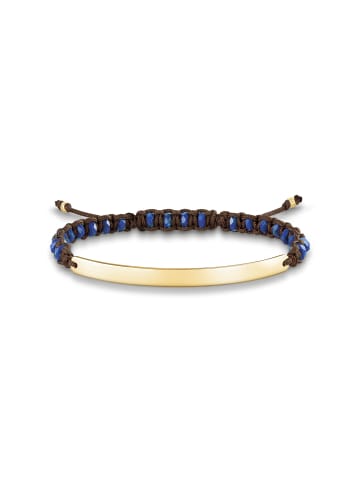 Thomas Sabo Armband "blau vergoldet LBA0056-892-32-L19v" in Gold