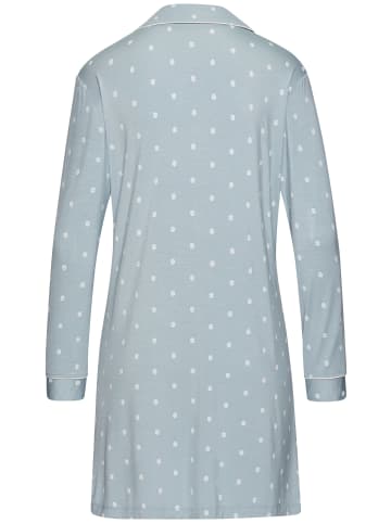 VIVANCE DREAMS Umstandsnachthemd in hellblau-gemustert