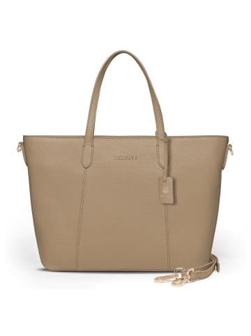 Lazarotti Bologna Leather Shopper Tasche Leder 31 cm in sand