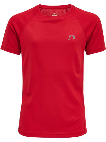 Newline Newline T-Shirt Kids Core Laufen Kinder Atmungsaktiv in TANGO RED