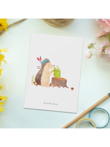 Mr. & Mrs. Panda Wanddeko Igel Federschmuck ohne Spruch in Weiß