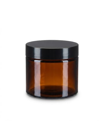 12 x Salbentiegel in Braun/ Schwarz - 60 ml